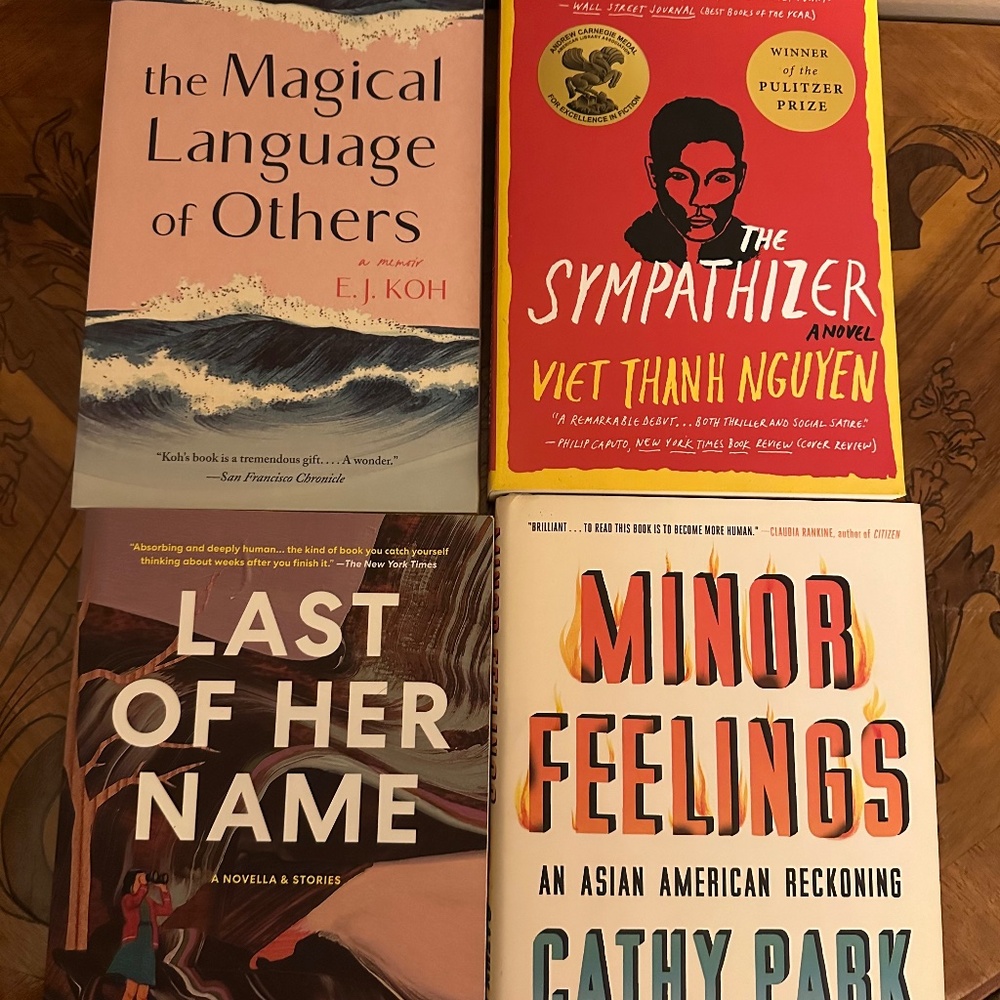 Asian American Literature Bundle (4) || 1 Hardcover || 3 Paperback || Like New